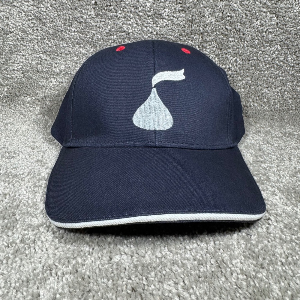 Hershey's Kisses Baseball Cap Navy Blue Embroidered‎ Adjustable Hat Mens OSFM